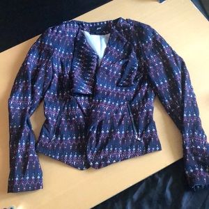H&M Ikat Print Blazer